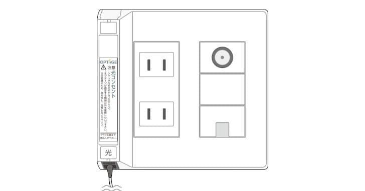 光コンセント確認